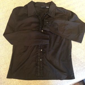 GAP ladies size L long sleeve dress shirt